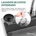 Ver mais imagens de Cuba Cascata Gourmet Premium Torneira Lavador Copos Completa