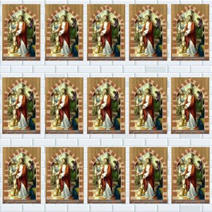 Placa Decorativa MDF 15 undiades Via Sacra Tamanho 20x29cm