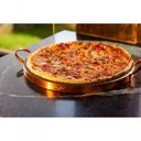 Ver imagem 1 de Forma de Pizza Pedra Sabão Grande 32 Cm (cobre) - São José