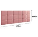 Ver imagem 5 de Cabeceira Cama Box Captonê Queen 1,58 Bia:rose