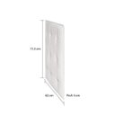 Ver imagem 4 de Kit Capitonê 2 Peças Berço Retrô Branco/Corino