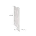 Ver imagem 4 de Kit Capitonê 2 Peças Berço Retrô Branco/Corino