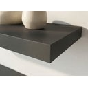 Ver imagem 4 de Kit 3 Prateleiras Preto Mdp 60x20 + 40x20 + 80x20 com Suporte