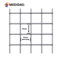 Ver imagem 4 de Rolo Tela 25mm Soldada P/ Animais Jardim Pet 1m X 1m