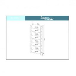 Sapateira 8 Prateleiras Az1006  - 4