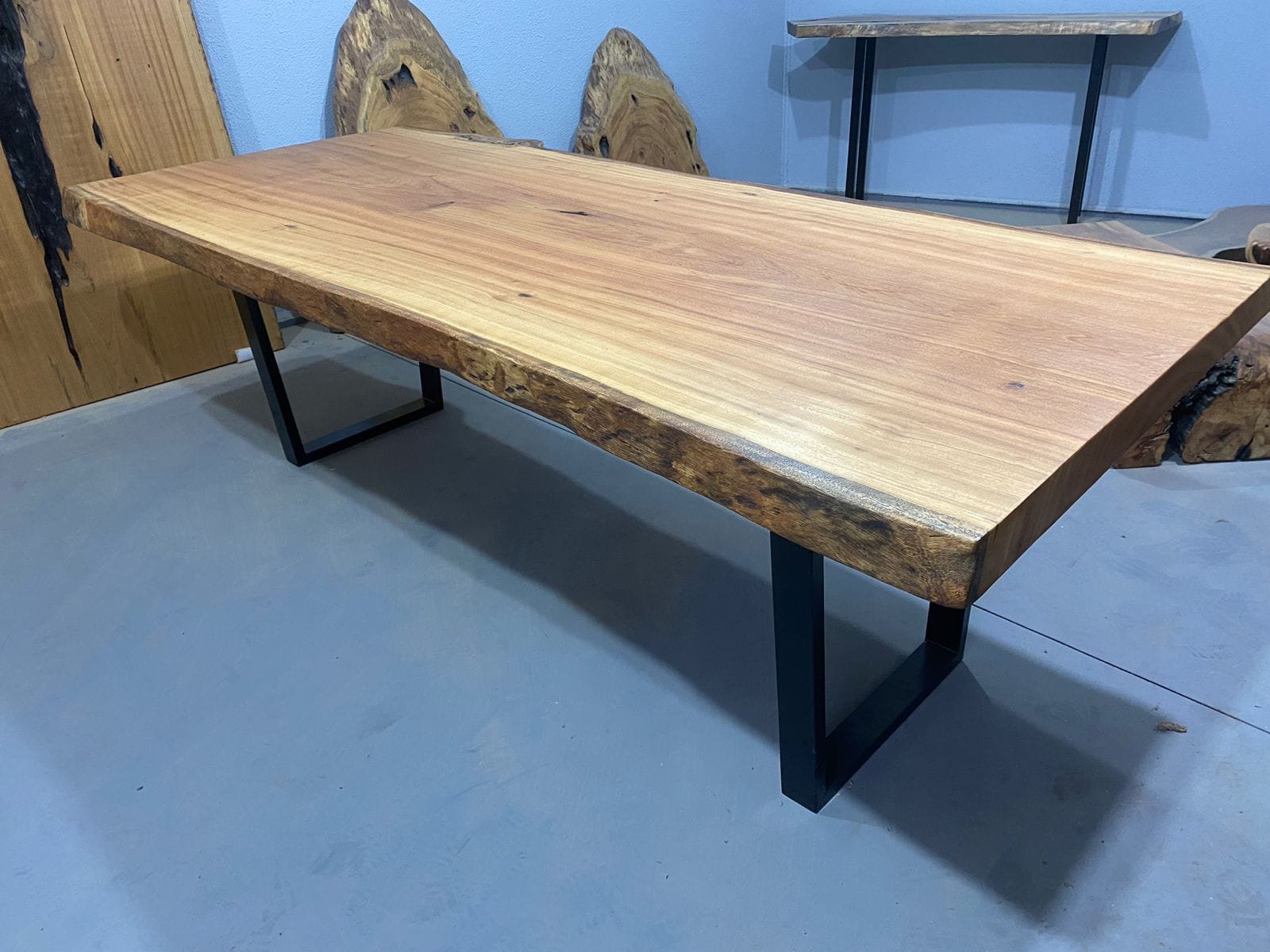 Mesa de Jantar Madeira Rustica Orgânica 2500x1250x750mm - 6