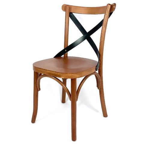 Cadeira X Katrina Madeira Maciça Restaurante Pizzaria Café Bar Boteco Natural