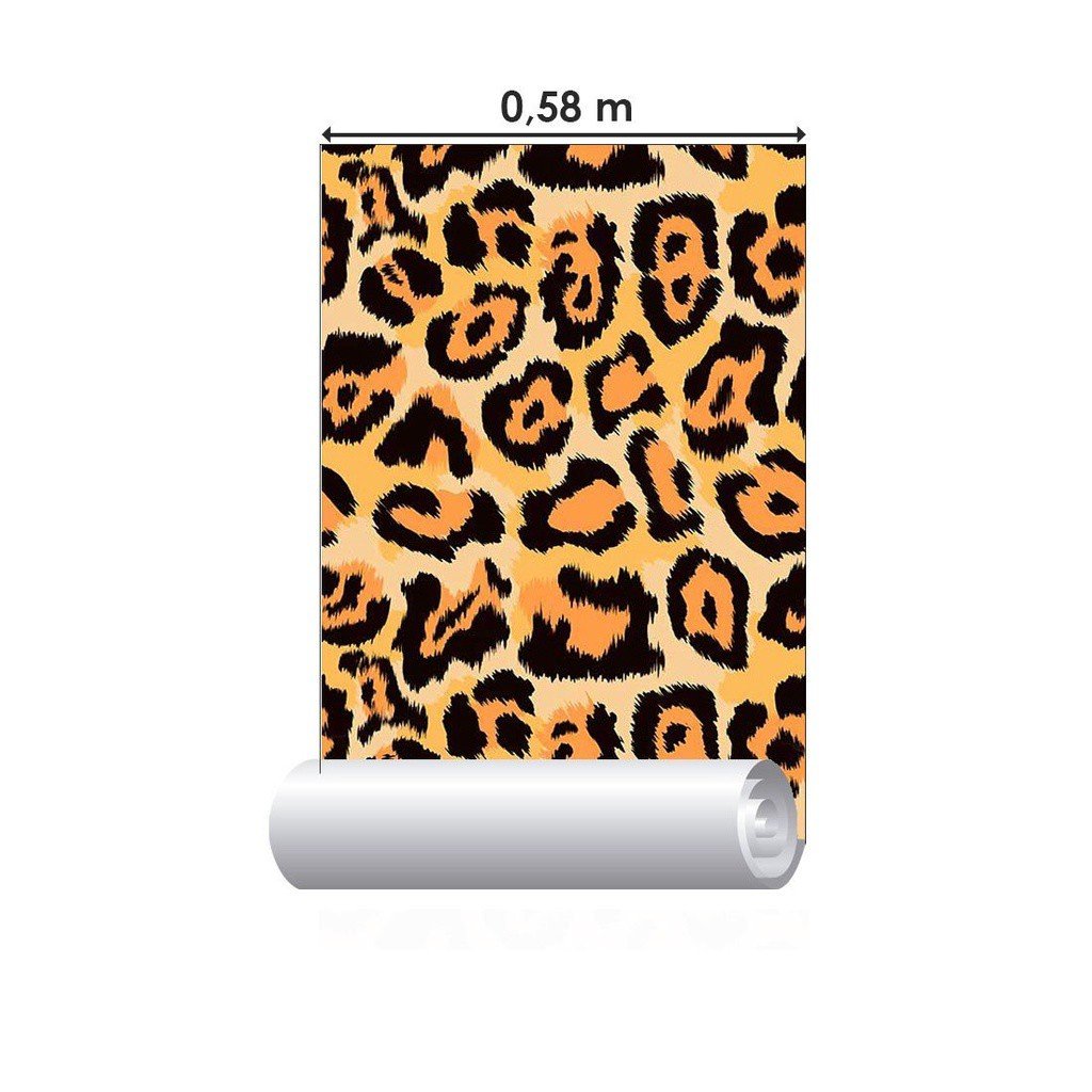 Papel De Parede Adesivo Animal Print N014092 Rolo 0,58x3M - 3