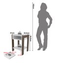 Ver imagem 5 de Mesa de Cabeceira 1 Gaveta