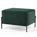 Ver imagem 1 de Puff Decorativo 60cm Base Aço Status Verde Musgo