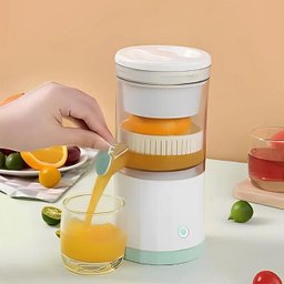 Espremedor Elétrico Recarregavel Frutas Suco Limão Laranja - 3