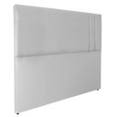 Ver imagem 1 de Cabeceira Módulos Estofada para Cama Luxo Clean Corino Rbl:solteiro Tradicional/branco