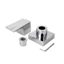 Ver imagem 4 de Acabamento para Registro Chuveiro Alavanca Stick Quadrado Cromado Metal Prateado Brilhante Luxo Mode