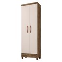 Ver imagem 3 de Kit Cômoda 5 Gavetas Porto Belo Com Multiuso Cairo 2 Portas Teka Champanhe Clique Chique