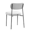 Ver imagem 4 de Cadeira Lilly Estrutura Madeira Courino Cinza Sallar Home 47cm