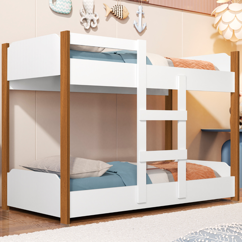 Beliche Flora Infantil Cor Branco/nature