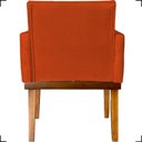 Ver imagem 6 de Kit 2 Poltronas Decorativa para Sala Recepção Consultório Escritório Base em Madeira Divine