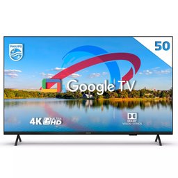 Tv 50 Philips 50pug7408/78 - Smart Tv - 4k Uhd - Google Tv - Hdr - Wi-fi e Bluetooth - Hdmi/usb - 1