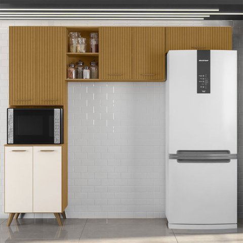 Cozinha Compacta Olinda 07 Portas Poliman Móveis