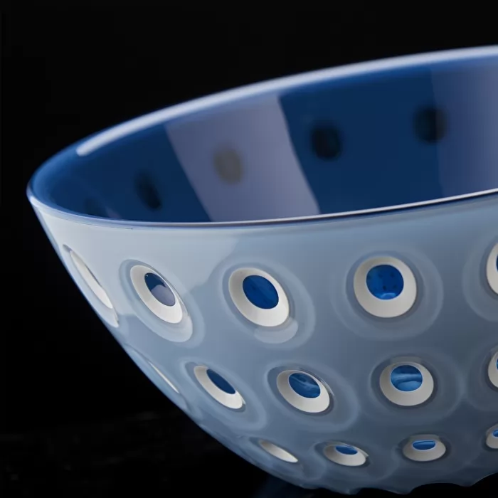 Tigela Bowl 25 Cm em Acrilico Azul Claro / Azul Mediterrâneo- Le Murrine - Guzzini - 3