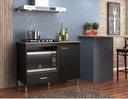 Ver imagem 1 de Balcão para cooktop 1 porta - Roma preto