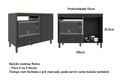 Ver imagem 2 de Balcão para cooktop 1 porta - Roma preto