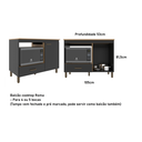 Ver imagem 2 de Balcão para cooktop 1 porta - Roma preto