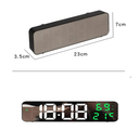 Ver imagem 5 de Relógio Digital de Parede LED com Temperatura, Umidade e Alarme – Visor Espelhado