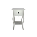 Ver imagem 1 de Mesa de Cabeceira Florence 1 Gaveta Branco