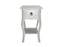 Ver imagem 1 de Mesa de Cabeceira Florence 1 Gaveta Branco