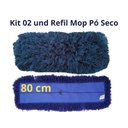 Ver imagem 4 de 2 Und Refil Mop Pó Cabeleira Piso Seco Profi 80cm Starclean