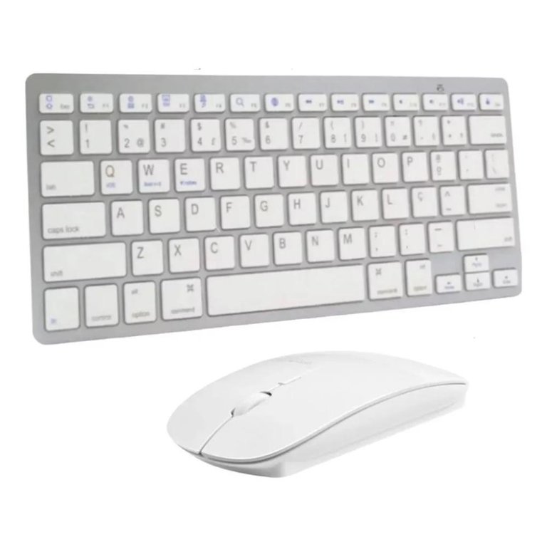 Teclado Universal sem Fio Bluetooth Slim Confortável Portátil