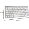 Teclado Universal sem Fio Bluetooth Slim Confortável Portátil - 3