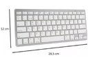 Ver imagem 3 de Teclado Universal sem Fio Bluetooth Slim Confortável Portátil