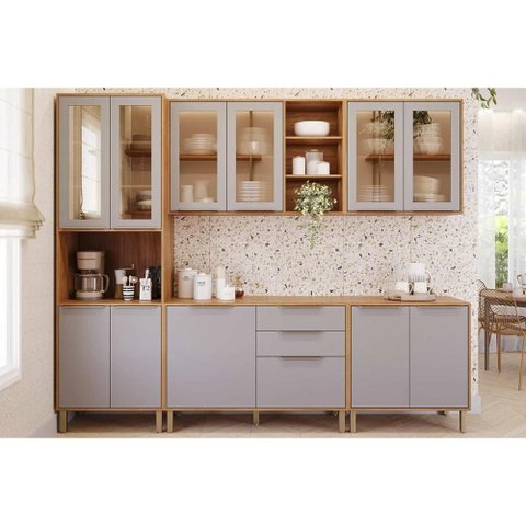 Kit Cozinha Mgm 5 Peças Brilhante C5p160 Cinamomo/platina