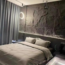 Ver imagem 1 de Kit 2 Pedras Painel Placa Parede Artificial Realista Impermeavel Relevo Textura Sustentavel 3d