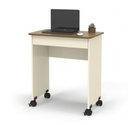 Ver imagem 3 de Mesa Escrivaninha Compacto Not 0,70 para Quarto e Office com Gaveta Off White/freijó