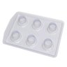 Forma de Silicone Bombom Listrado Grande - 3,3cm X 1,7cm - 4 Unidades - 6