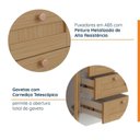 Ver imagem 5 de Balcão Planejado 4 Gavetas 40cm sem Tampo Arizona CabeCasa MadeiraOriginals Marrom/Figueira/Branco