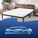 Ver imagem 7 de Colchão Sonos Sense Argentum Queen Ortopédico Espuma D33 158x198x19 a Vácuo