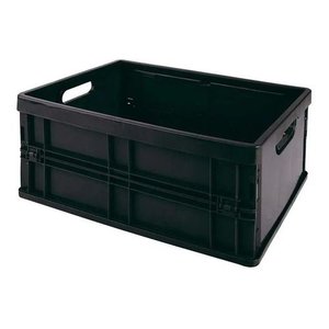 Caixa Dobrável Prática Organizadora 22l Preta Mor 22 Litros