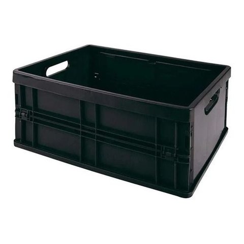 Caixa Dobrável Prática Organizadora 22l Preta Mor 22 Litros