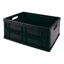 Ver imagem 1 de Caixa Dobrável Prática Organizadora 22l Preta Mor 22 Litros