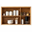 Ver imagem 5 de Armário Aéreo de Cozinha 120 cm 3 Portas 100% MDF Áurea Cinamomo/Fendi