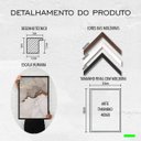 Ver imagem 4 de Kit 2 Quadros Decorativos Boho Delicado Quarto Sala Moldura:Madeira