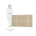 Ver imagem 3 de Painel Cabeceira Queen 166Cm Master Avelã Rústico