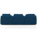Ver mais imagens de Sofá 3 Lugares com Chaise Direito Sala Living 248cm Arlo F04 Veludo Azul Marinho Tc-12012 - Lyam Dec