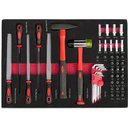 Ver imagem 4 de Carrinho de Ferramentas 181 Peças e 7 Gavetas Cromo Vanádio