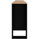 Ver mais imagens de Balcão Armário para Escritório 3 Portas em Mdp Amêndoa/preto