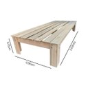 Ver imagem 1 de Cama Solteiro King Penafort 96x203x35 sem Pintura (crua)